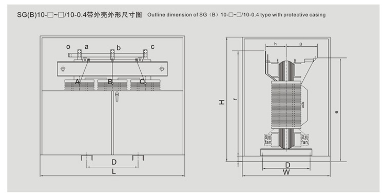 SG(B)10H环保型干式变压器